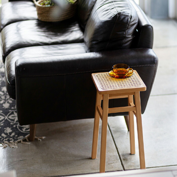 楽天市場】スツール ラタンチェア ラタン テーブル 椅子 花台