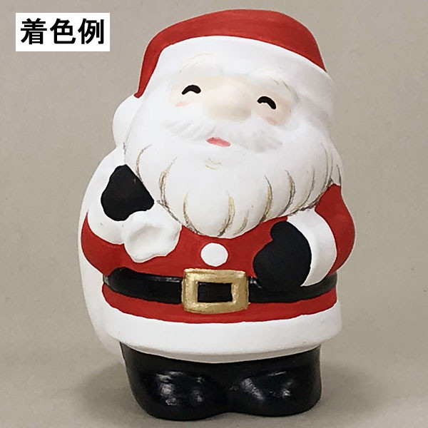 楽天市場】クリスマス手作り工作キット 陶器の色塗り貯金箱 サンタさん