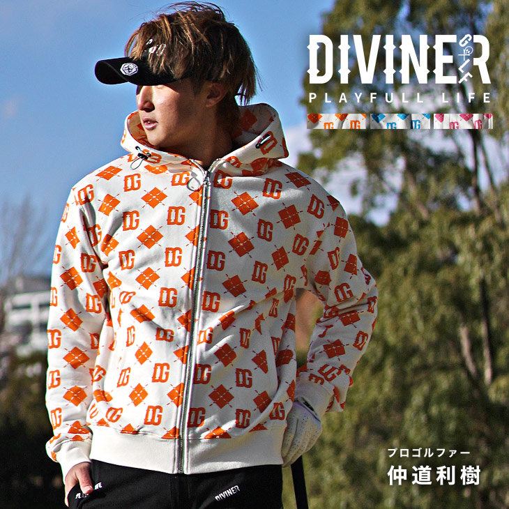 楽天市場】【DIVINER GOLF】ゴルフウェア メンズ パーカー ゴルフ