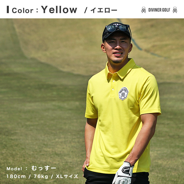 楽天市場】【DIVINER GOLF】ゴルフウェア メンズ ポロシャツ 半袖
