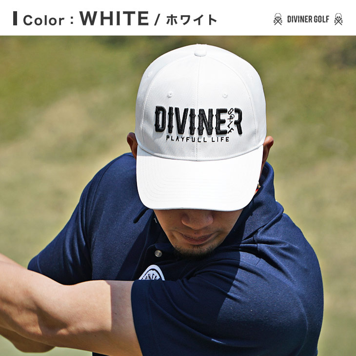 楽天市場】【DIVINER GOLF】ゴルフ キャップ メンズ ロゴキャップ