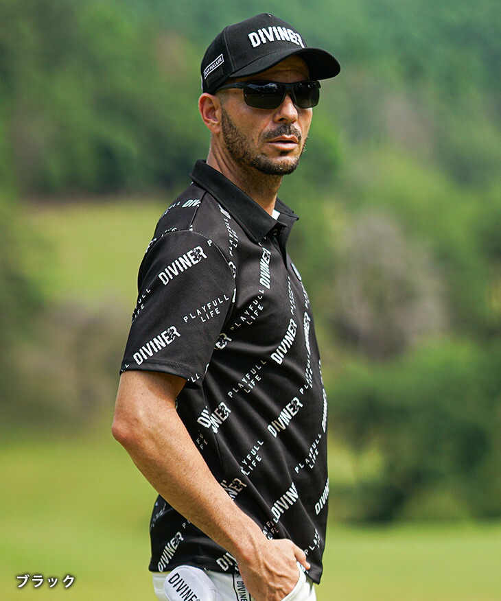 楽天市場】【DIVINER GOLF】 ゴルフウェア メンズ ポロシャツ 半袖