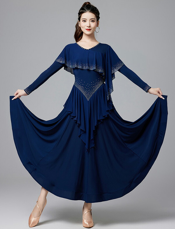 楽天市場】社交ダンス ドレス 練習着 スタンダード ドレス パーティー