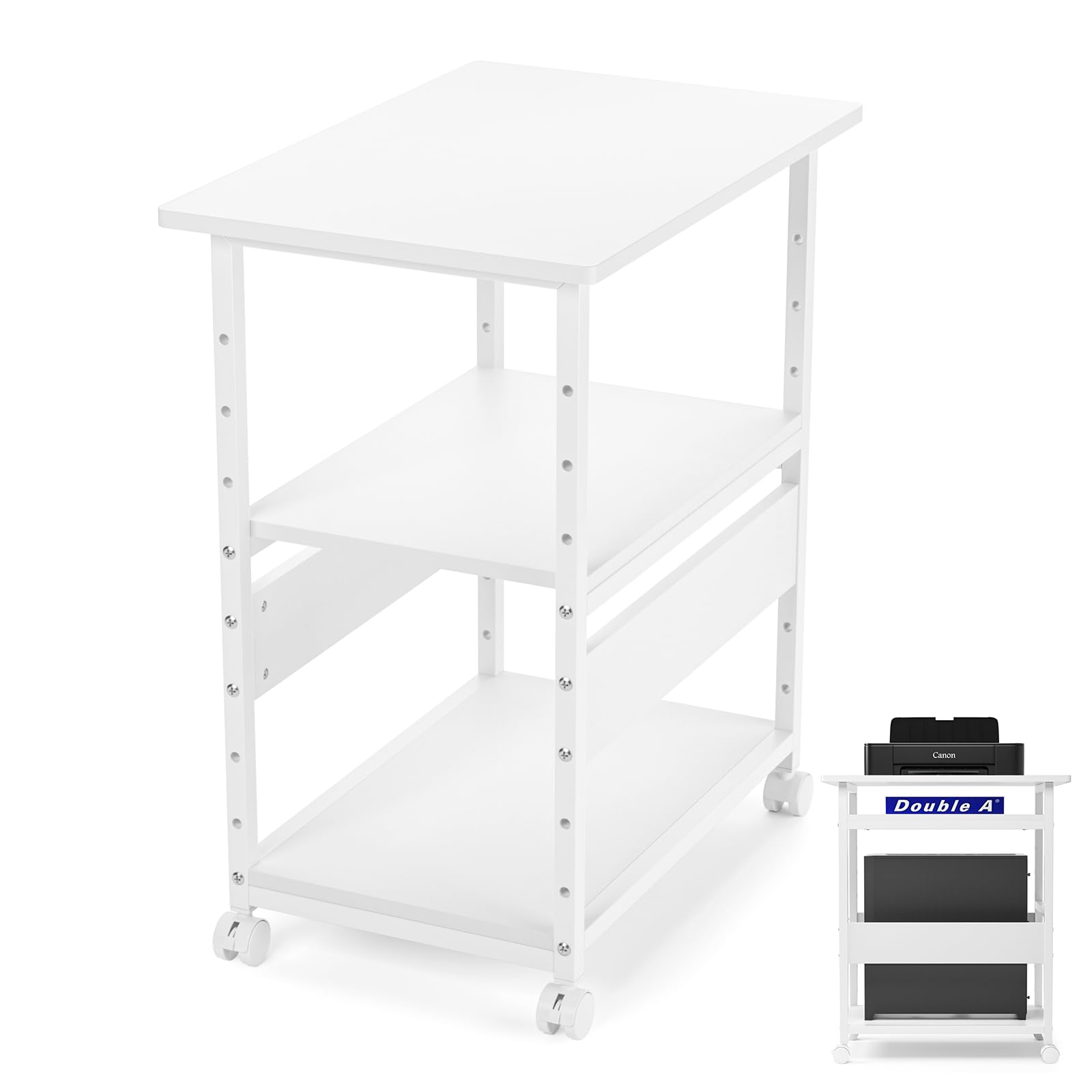 オフィス用棚 ラック ワゴン デスクワゴン キャスター付き 3段」の人気