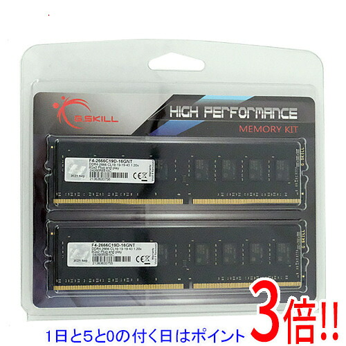 楽天市場】g.skill ddr4メモリ ddr4-2666 f4-2666c19d-16gntの通販