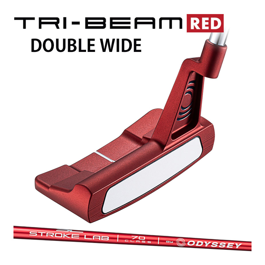 楽天市場】【即納可能】オデッセイ TRI-BEAM RED パター メンズ 右用