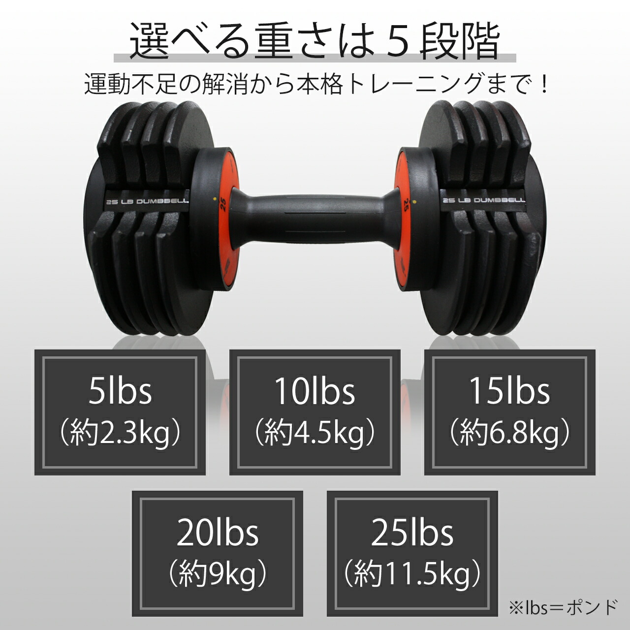 楽天市場】可変式ダンベル 11.5kg HDB01-002 : Exect Familiar