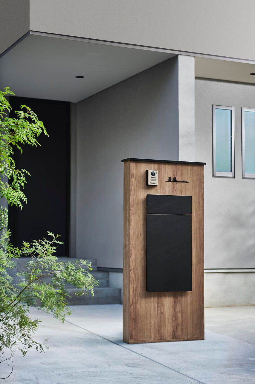 楽天市場】機能門柱 宅配ボックス 表札 LIXIL 機能門柱FK セット2 前