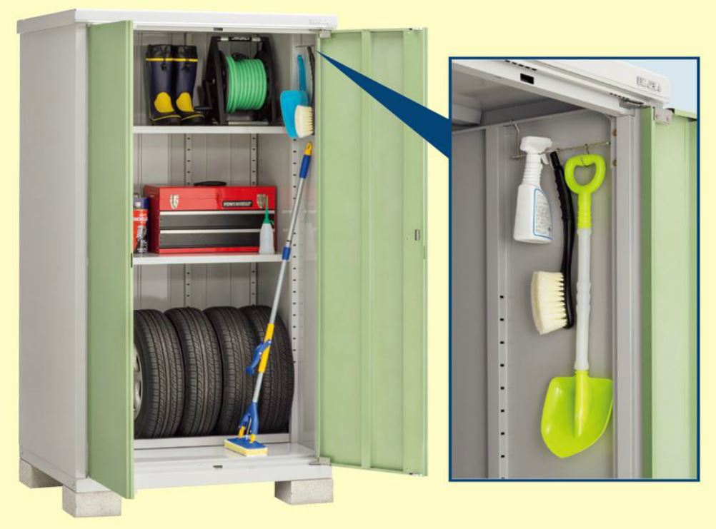 楽天市場】イナバ物置 アイビーストッカー BJX-065E 【 標準組立付