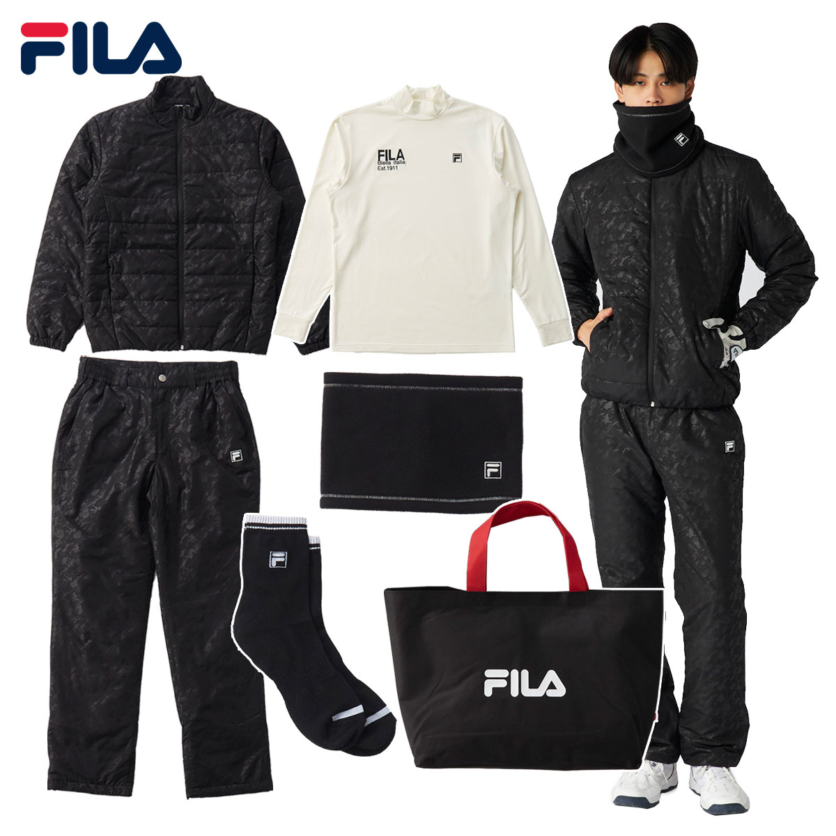 楽天市場】フィラゴルフ FILA GOLF ゴルフ メンズウエア 福袋 2026新春