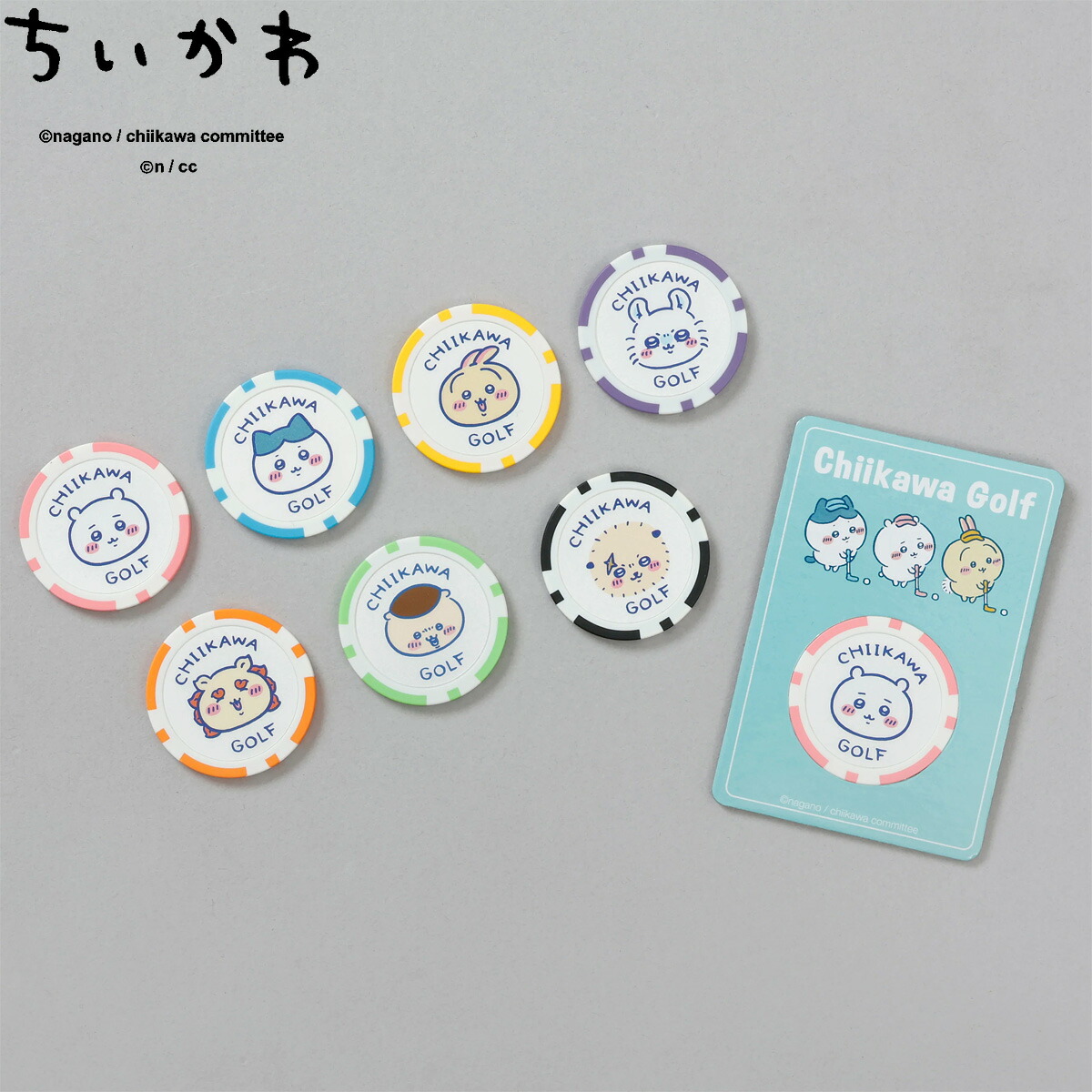 楽天市場】ちいかわ GOLF カジノ マーカー ゴルフマーカー 「 2409