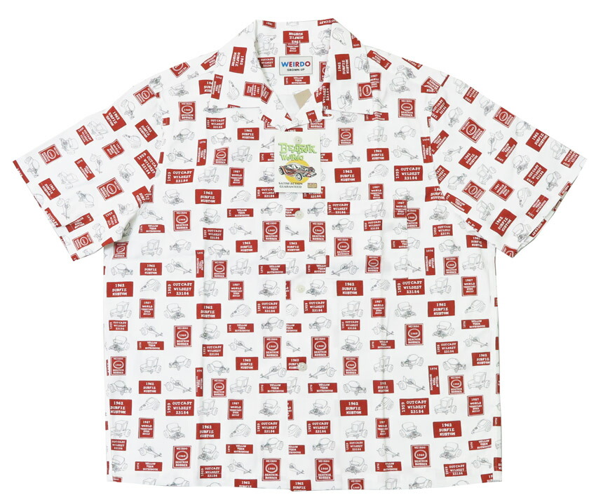 楽天市場】WEIRDO ウィアード 半袖 コットンオックス ワークシャツ Big