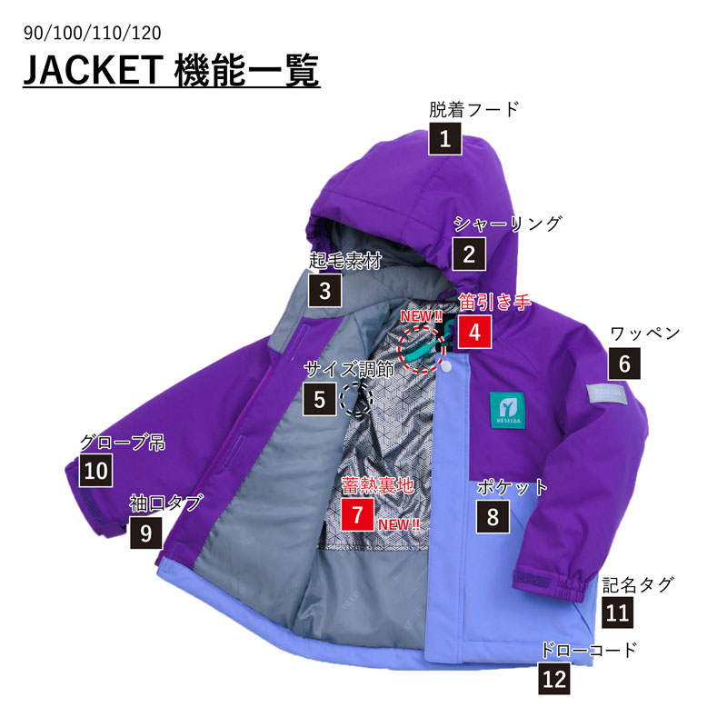 楽天市場】オンヨネ レセーダ トドラスーツ スキーウェア 上下セット