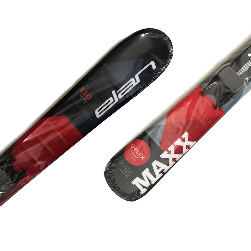 楽天市場】エラン ジュニアスキービンディング2点セット MAXX BLK/RED