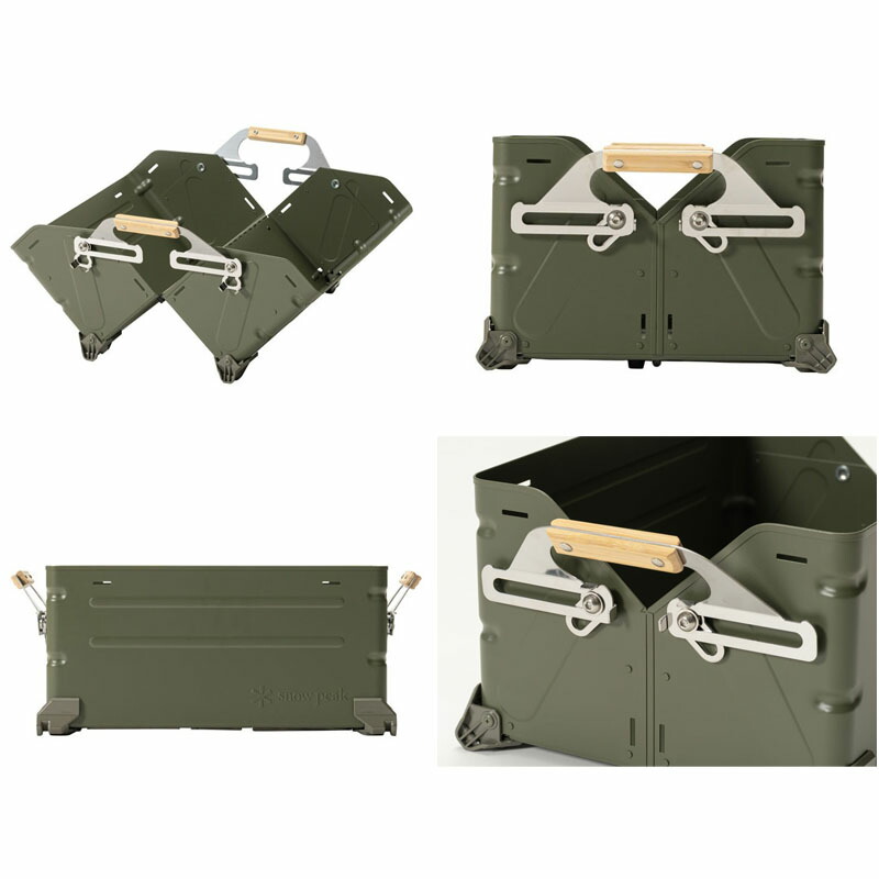 楽天市場】スノーピーク シェルフコンテナ 25 オリーブドラブ 雪峰祭