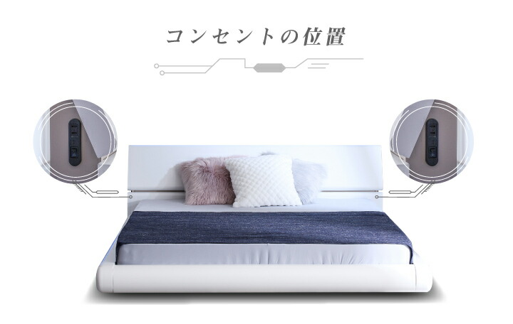 楽天市場】【ﾎﾟｲﾝﾄ5倍☆3月3日20時〜11日2時迄】照明付き ベッド