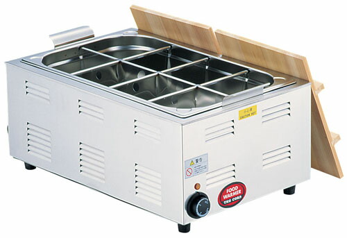 楽天市場】遠藤商事 / TKG 湯煎式電気おでん鍋 8ッ切【電気式おでん鍋