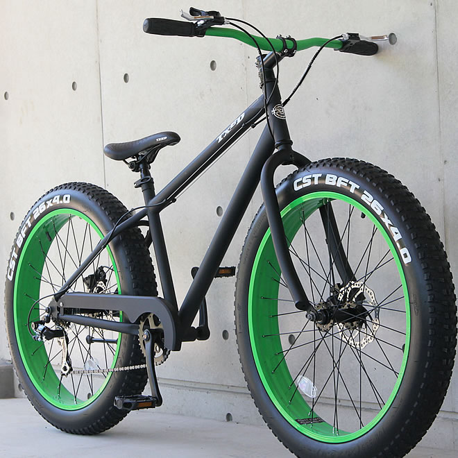 楽天市場】ファットバイク ビーチクルーザー 自転車 26インチ FATBIKE