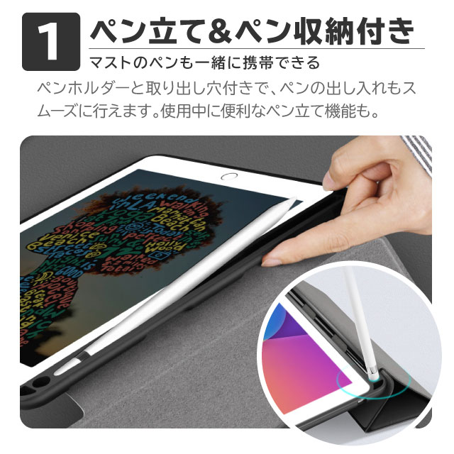 楽天市場】iPad 第9世代 ケース カバー ペン収納 第10世代 アイパッド