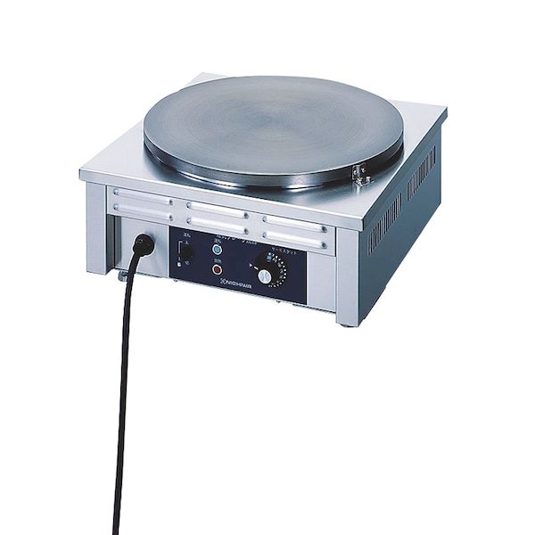 楽天市場】ニチワ 電気クレープ焼器． cm－410の通販