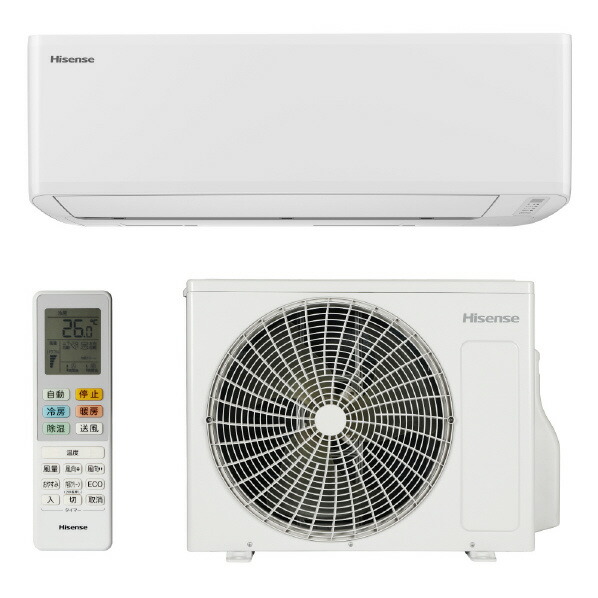 楽天市場】【標準設置工事費込み】ハイセンス 6畳向け 冷暖房