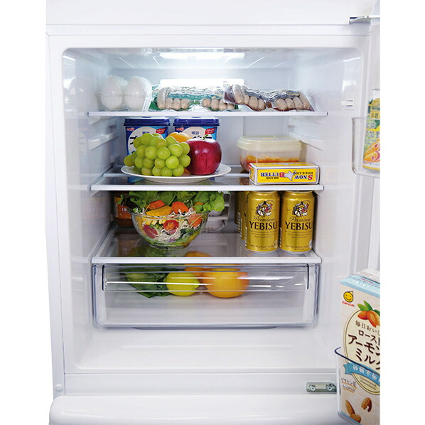 楽天市場】e angle 【右開き】170L 2ドア冷蔵庫 ホワイト ANG-RE170C1