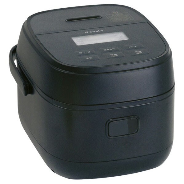 楽天市場】e angle IH炊飯ジャー(3合炊き) ブラック ANGV-RCI05-A-K