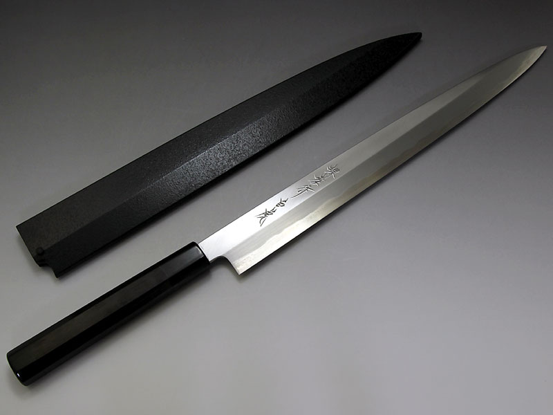 楽天市場】堺孝行 「白虎」 白一鋼 柳刃300 : e刃物.com楽天店