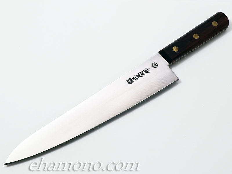 楽天市場】正広別作 平切 （牛刀）8寸 240mm 木柄 左利き用 : e刃物