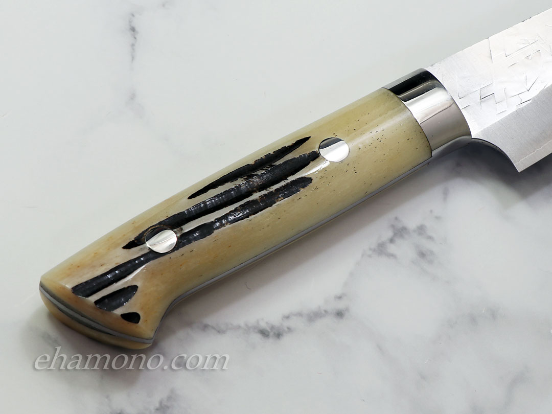 楽天市場】佐治武士作『SRS13 粉末ハイス鋼 ペティ130』白鹿角ハンドル