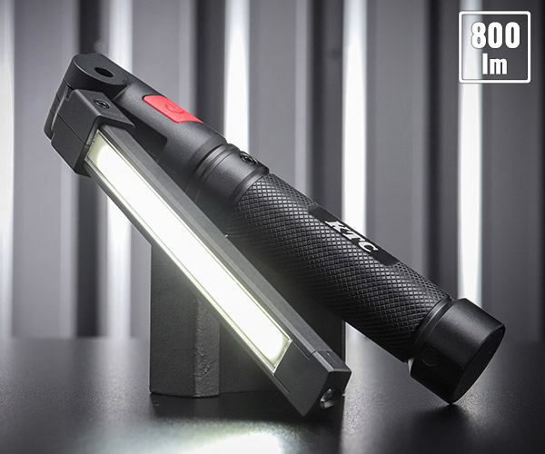 楽天市場】KTC AL815W 充電式LED折りたたみライト 800lm LED作業灯 LED