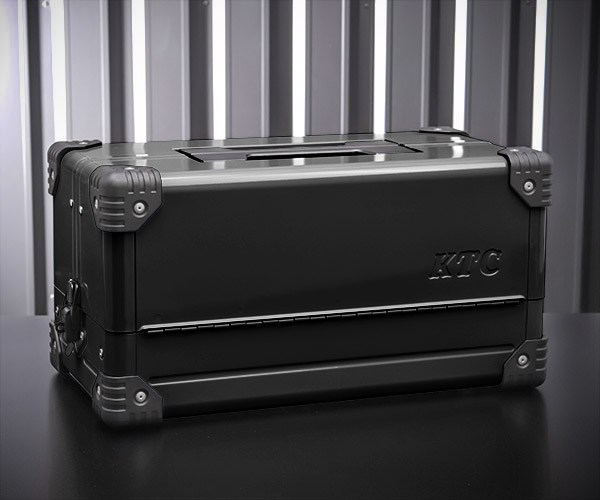 楽天市場】KTC 両開きメタルケース EK-10AGBK ブラック 工具箱 ツール