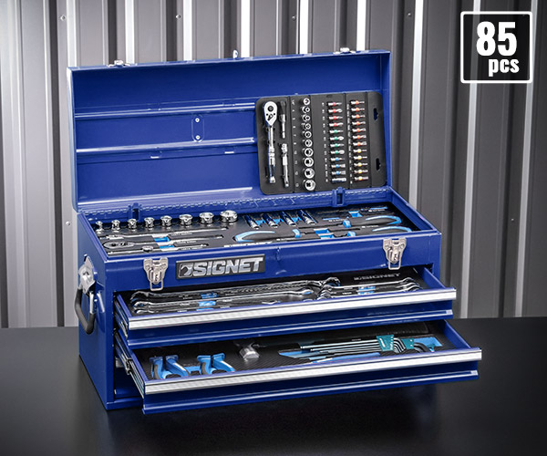 楽天市場】【3月の特価品】シグネット 800S-8525BL 9.5SQ 85PCツール