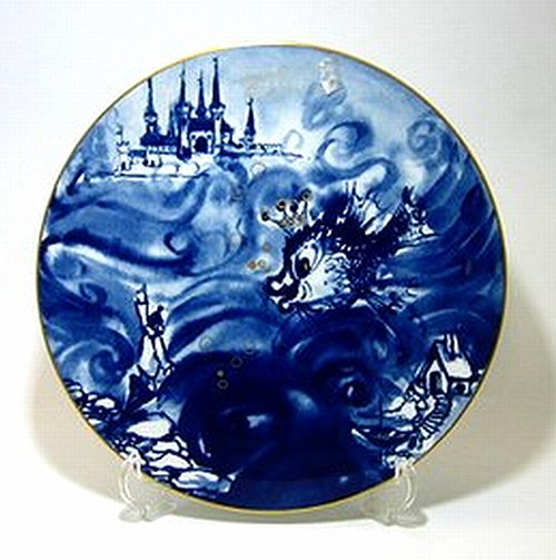 楽天市場】マイセン 【イヤープレート】 1990年・竜宮城 26cm : 輸入