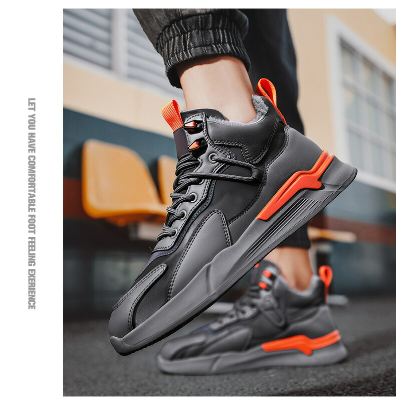 楽天市場】裏起毛 メンズ スニーカー カジュアルシューズ nx-123 厚底