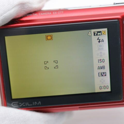 楽天市場】【中古】 超美品 EX-Z77 レッド 安心保証 即日発送 CASIO
