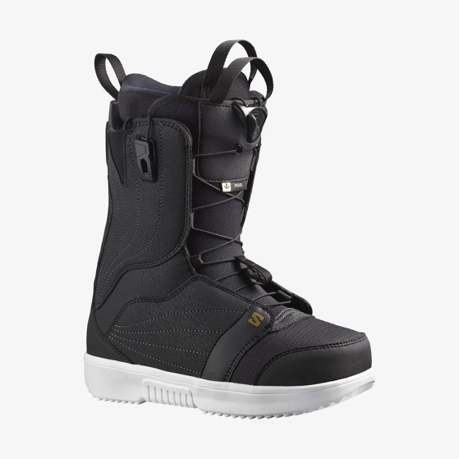 楽天市場】【新品未使用】24-25 SALOMON BOOTS PEARL Black/White/Gold