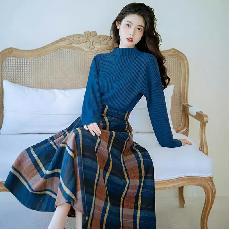 楽天市場】一部即納 【2点セット】 セットアップ ニット スカート