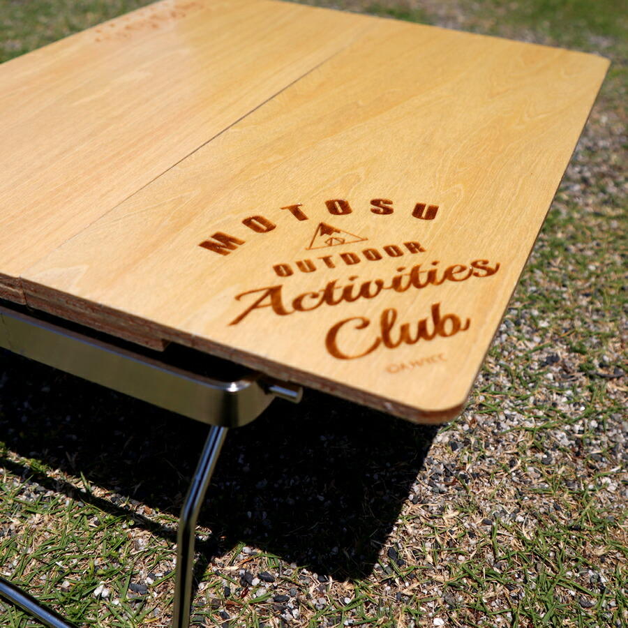 未使用 ゆるキャン△ 木製折りたたみテーブル 未使用 ゆるキャン