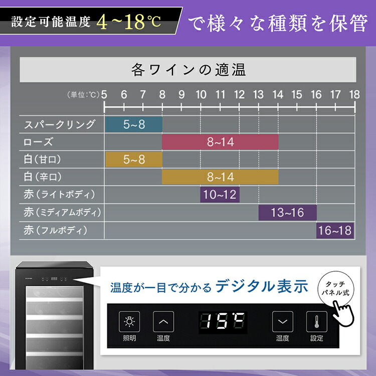 楽天市場】[スーパーSALE☆10％OFF]ワインセラー 家庭用