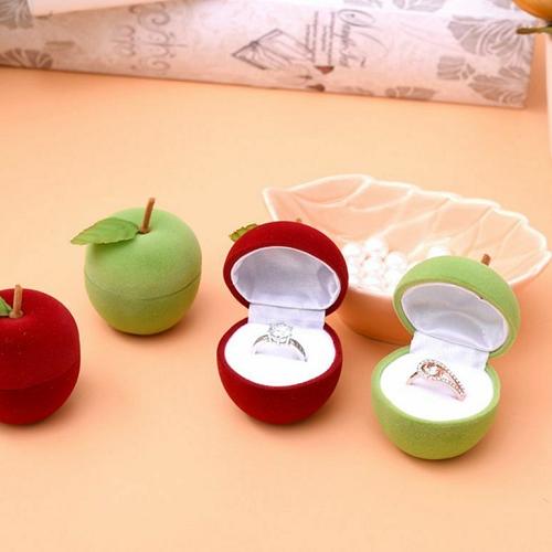 楽天市場】【最大3％OFF】 ジュエリーボックス ポータブル アップル型