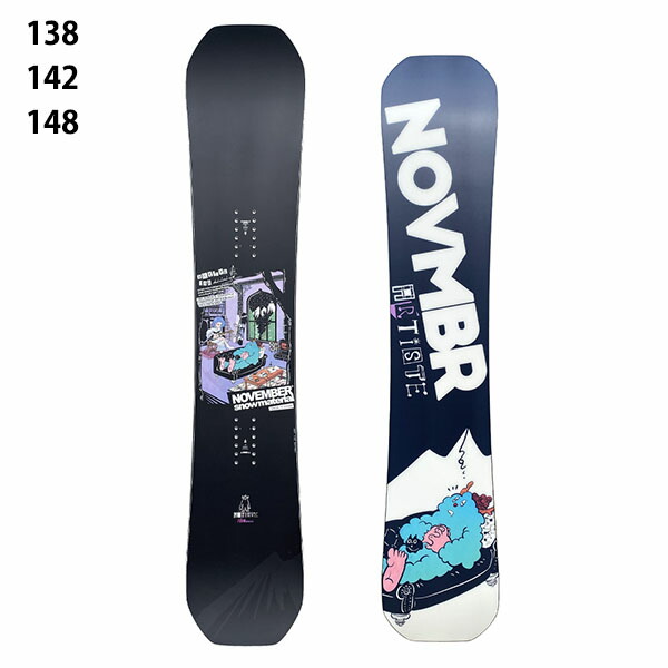 楽天市場】送料無料 NOVEMBER ノベンバー 板 スノー ボード ARTISTE