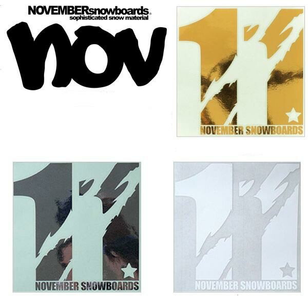 楽天市場】ゆうパケット対応可能！ ステッカー NOVEMBER ノベンバー