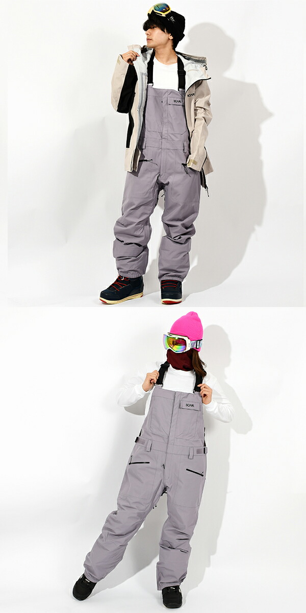 楽天市場】送料無料 スノーボードウェア SCAPE エスケープ BIB PANTS