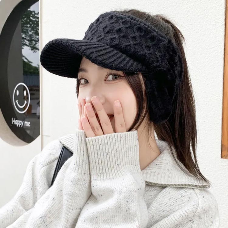 楽天市場】 ゴルフ サンバイザー ニットバイザー 耳当て 韓国 ゴルフ