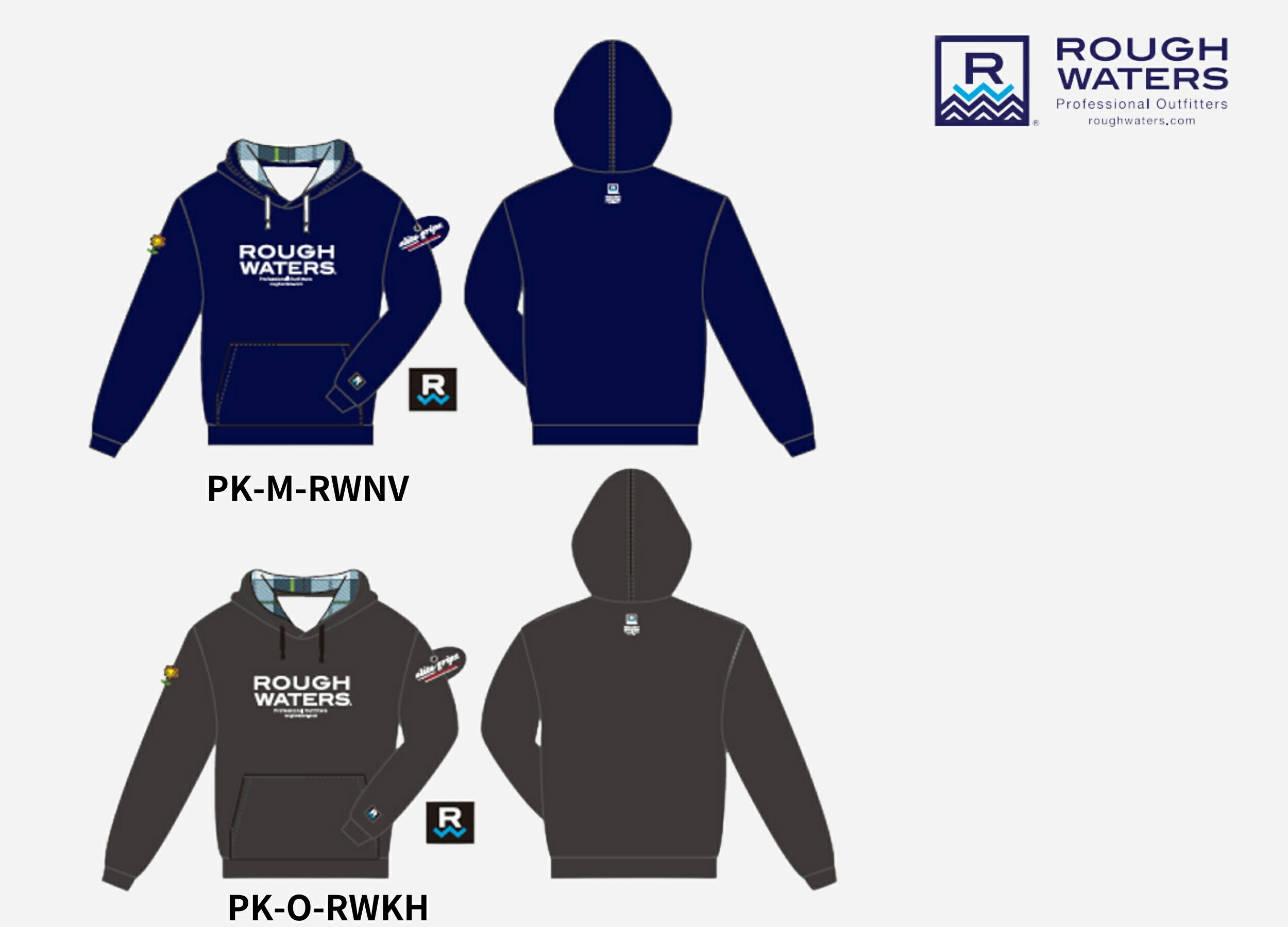 楽天市場】【ROUGH WATER厚手パーカー】 カジュアル スポーツ ユニ