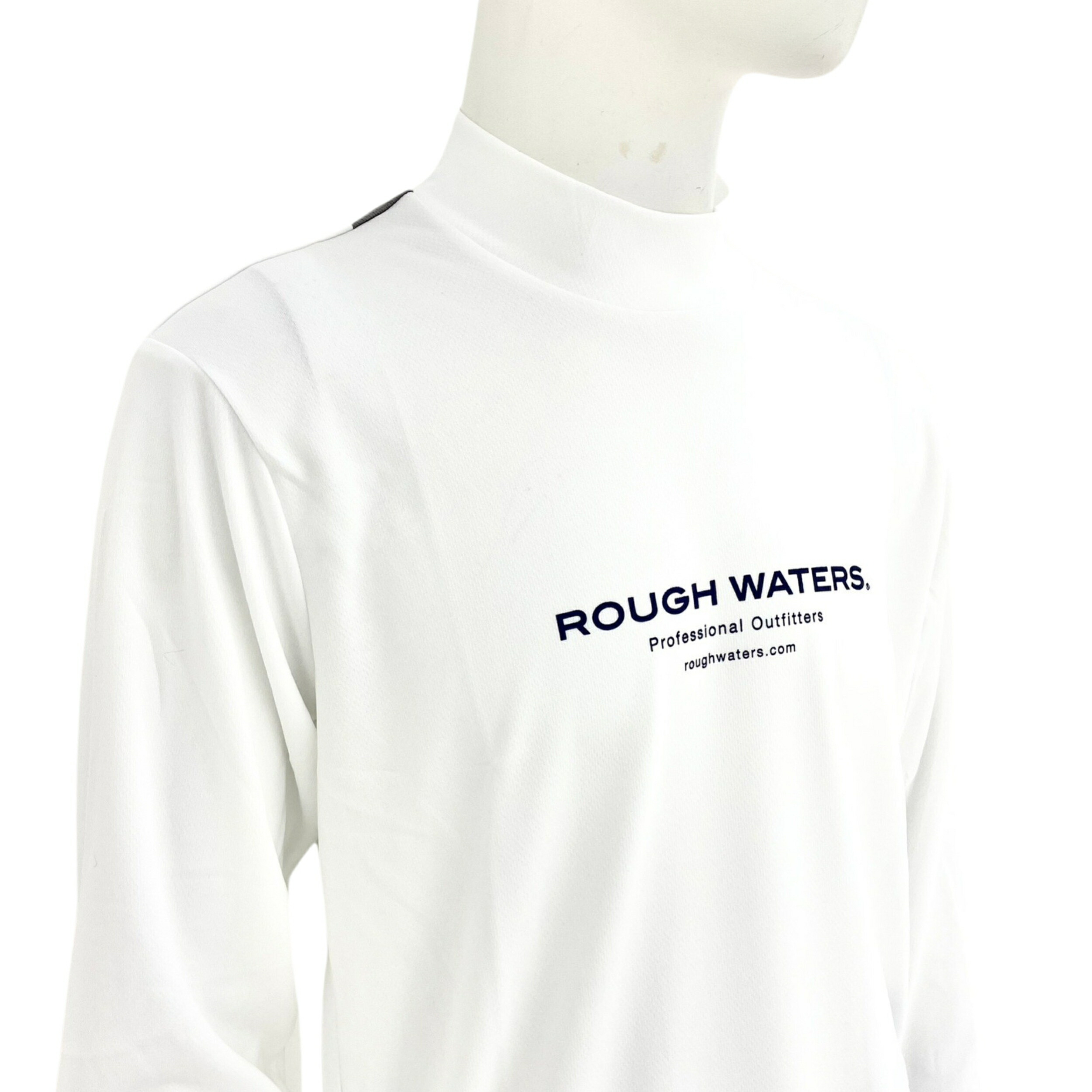 楽天市場】【長袖モックネックシャツ】シンプルデザイン【ROUGH WATER