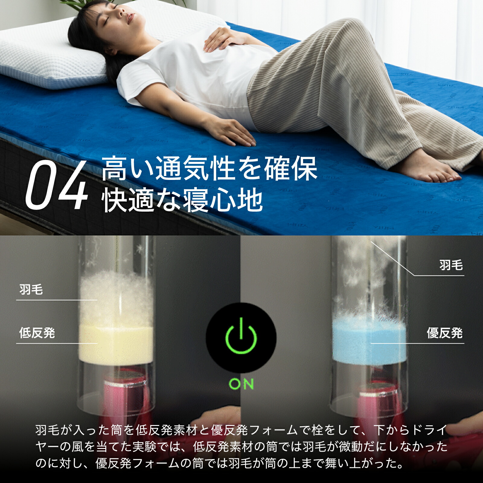 楽天市場】【スーパーSALE☆30%OFF】マットレス 三つ折り 高反発