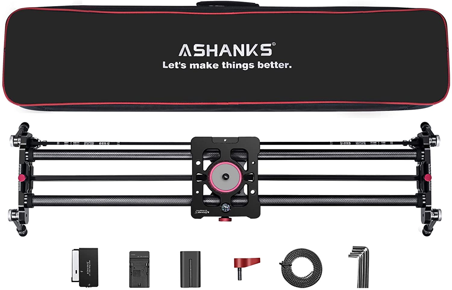 楽天市場】【電動スライダー カメラ ASHANKS 120cm App Bluetooth