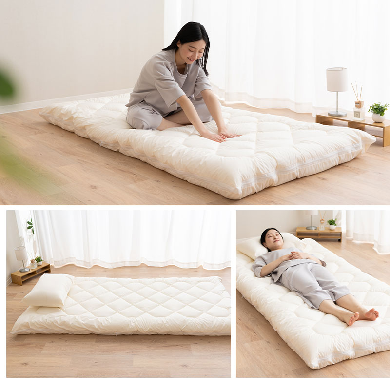 楽天市場】【本日全品P5倍】洗える 敷き布団 セミダブル 敷きふとん